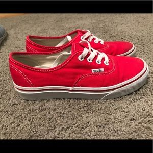 Red Vans